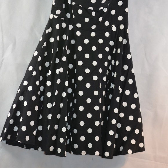 Polka Dot Dress 50's Style SZ 9/10 Le Chateau - Picture 5 of 8